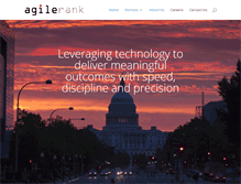 Tablet Screenshot of agilerank.com